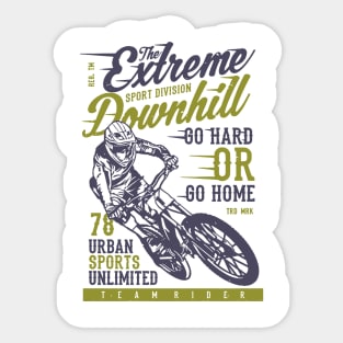 Extreme Downhill Team Rider Sticker